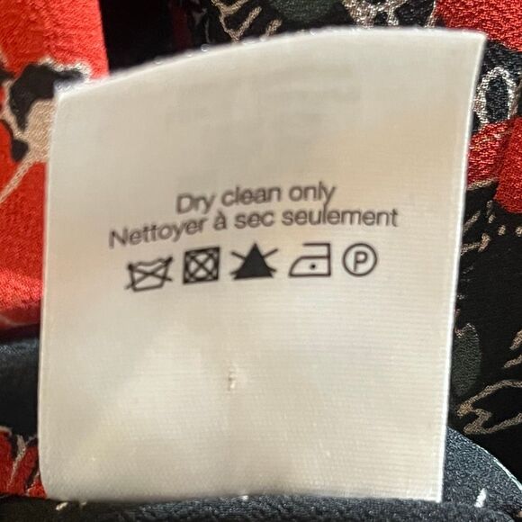 Veronica Beard Ballard Print Floral Silk Ruched Ruffle Dress Sz 6 - Picture 7 of 8